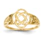 Gold Classics&#40;tm&#41; 14kt. Yellow Celtic Knot Ring - image 1