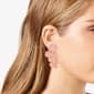 GUESS Pink Cluster Clip On Statement Earrings - image 3