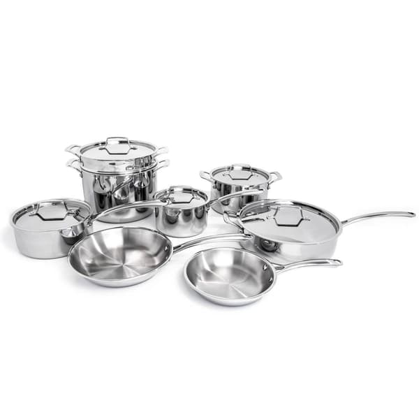 BergHOFF Essentials 18/10 Stainless Steel 13pc. Cookware Set - image 