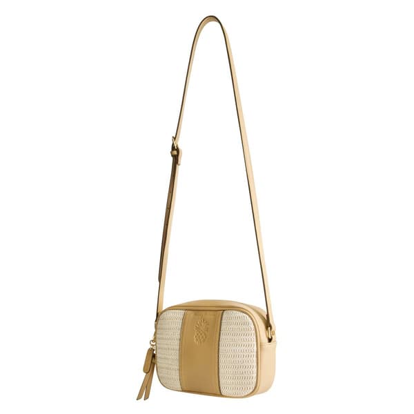 Tommy Bahama Camera Bag w/ Straw Accents
