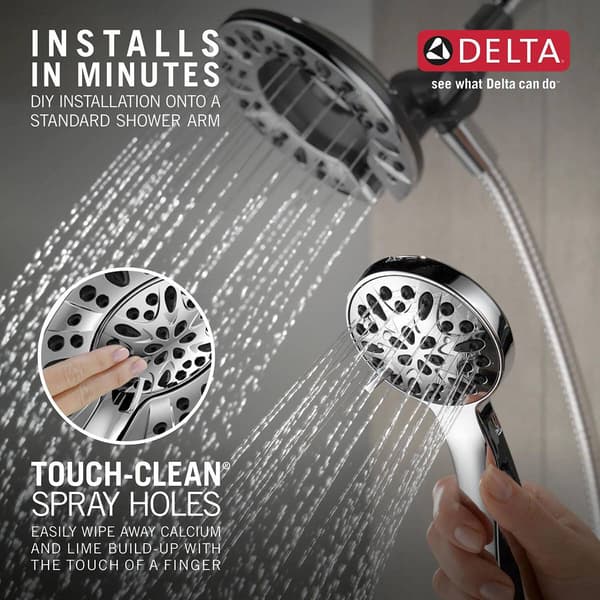 Delta® In2ition 4 Setting 2 in 1 Shower Head