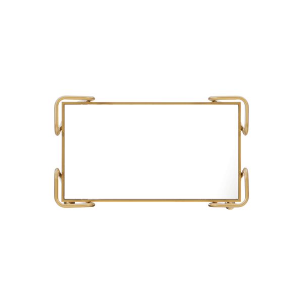 Linon Home Decor Ellie Gold Bar Cart