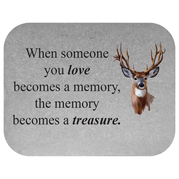 When Someone You Love Rectangle Memorial Stone - image 