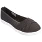 Womens Ashley Blue Solid Canvas Slip On Flats - image 2