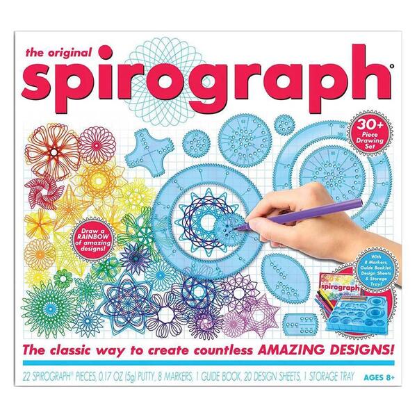 Hasbro Spirograph Kit w/ Markers - image 