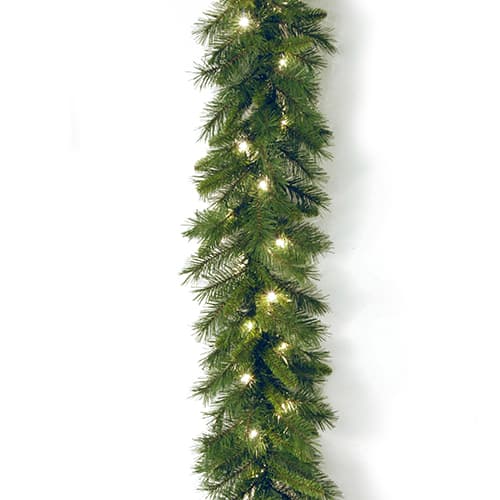 National Tree 9ft. x10in. Pre-Lit Pine Garland