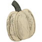 Northlight Small Wooden Fall Harvest Pumpkin with Stem - 10.5in. - image 3