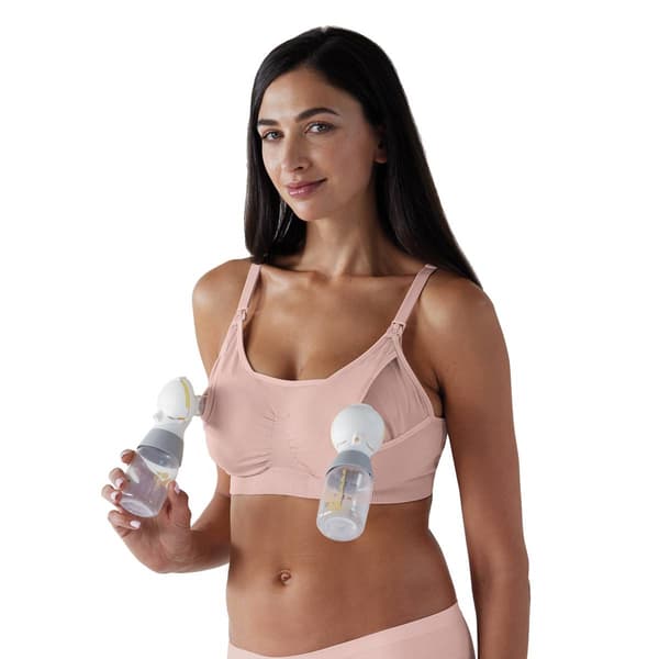 Womens Bravado! Maternity Wire-Free Pumping Nursing Bra 11022BA - image 