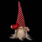Northlight Seasonal LED Valentine''s Day Girl Gnome Figurine - image 3