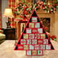 Northlight 14in. Rustic Christmas Tree Shaped Advent Calendar - image 3