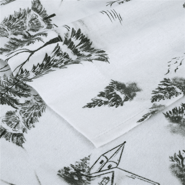 Kathy Ireland 100% Turkish Cotton Flannel Sheet Set