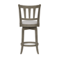 HH2 Home Presque Isle Grey Wood Counter Height Swivel Stool - image 5