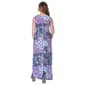 Womens 24/7 Comfort Apparel Paisley A-Line Maxi Dress - image 3