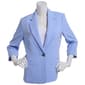 Womens Long Sleeve One Button Notch Collar Jacket - image 1