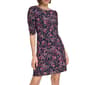 Womens Tommy Hilfiger Puff Sleeve Print Jersey Dress - image 1