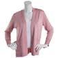 Petites 89th &amp; Madison Rib Detail Cardigan w/2 Pockets - image 1