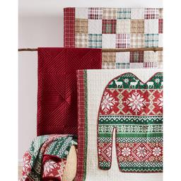 Greenland Home Fashions™ Ugly Sweater Patchwork Throw Blanket