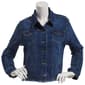 Womens Baccini Fray Hem Trucker Jacket - image 1