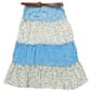 Girls (7-16) No Comment Mix Media Belted Tier Maxi Skirt - image 1