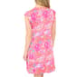 Petite MSK Ruffle Cap Sleeve V Neck Floral Shift Dress - image 2