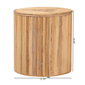 bali & pari Milagra Modern Bohemian Coffee Table - image 8