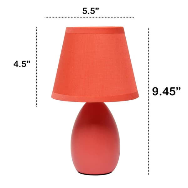 Creekwood Home Nauru 9.4in. Traditional Ceramic Oblong Table Lamp