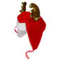 Northlight Seasonal  Christmas Hat with Jingle Bell Antlers - image 2