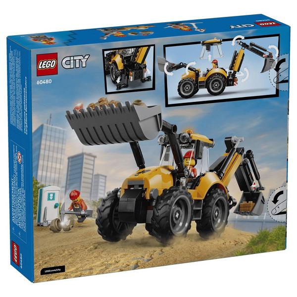 LEGO® City Yellow Backhoe Loader Building Kit