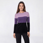 Petite Retrology Color Block Crew Neck Sweater - image 2