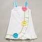 Girls &#40;4-6x&#41; Rare Editions Seersucker Ribbon Flower Dress - image 1