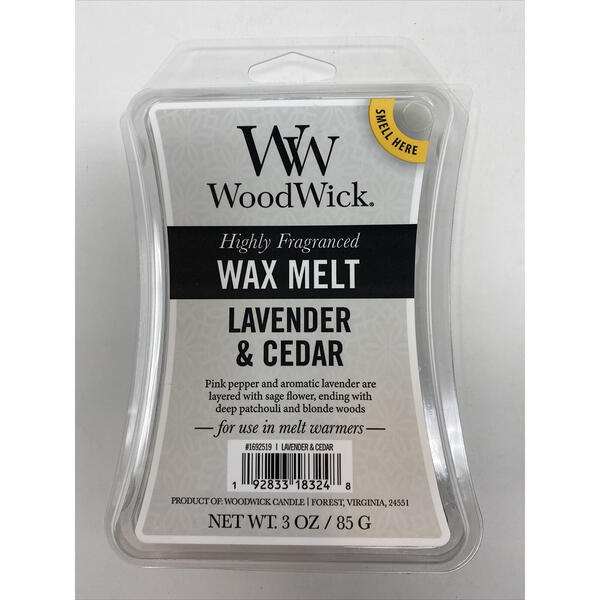 WoodWick&#40;R&#41; 3oz. Wax Melts Lavender Cedar - image 
