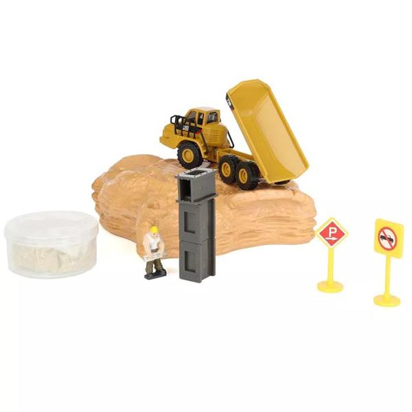 CAT 1/87 Scale Caterpillar 730 Articulated Dump Truck Playset