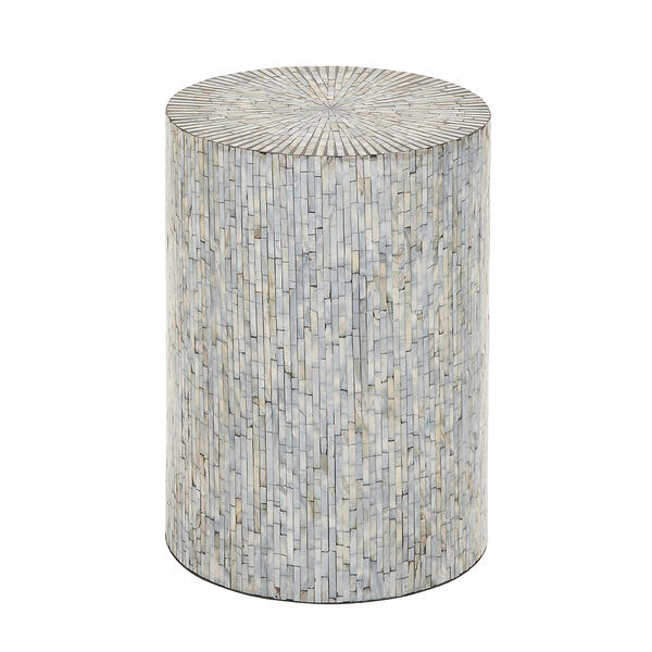 9th & Pike&#40;R&#41; Multi Shell And Wood Contemporary Accent Table - image 