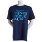 Plus Size JERZEES Short Sleeve All I Need Is Coffee & Cat Tee - image 1