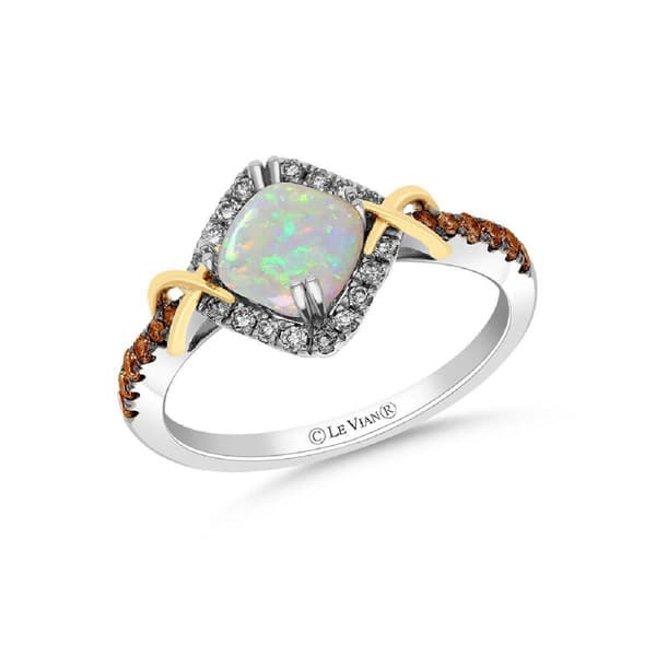 Le Vian&#40;R&#41; Neopolitan Opal&#40;tm&#41; Chocolate & Nude Diamond Ring - image 