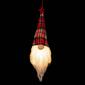 Northlight Seasonal 9in. LED Red Plaid Gnome Christmas Ornament - image 4