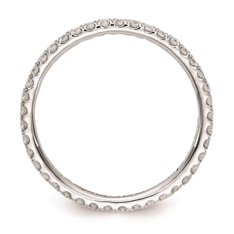 Pure Fire 14kt. White Gold Lab Grown Diamond Eternity Band