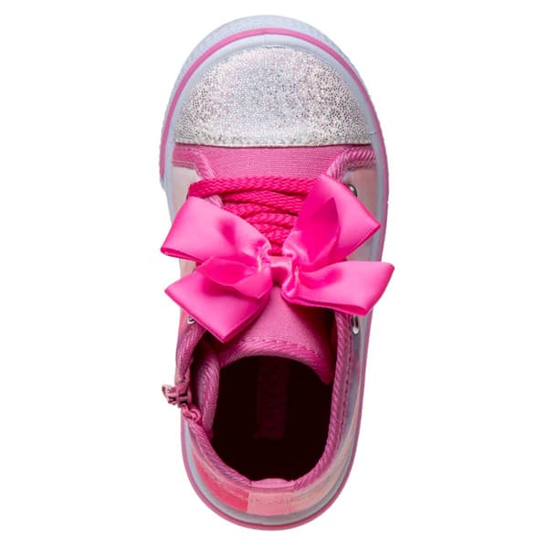 Toddler Girl Laura Ashley&#174; High-Top Canvas Fashion Sneakers