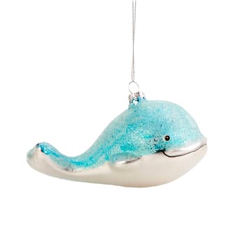 Whale Glass Ornament - Boscov's