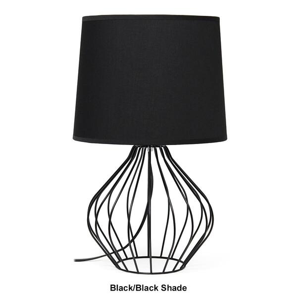 Simple Designs Geometrically Wired Table Lamp