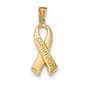 Gold Classics&#40;tm&#41; 14kt. Gold Survivor Ribbon Pendant - image 1