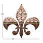 9th & Pike® Fleur De Lis Pierced Wall Décor - image 11