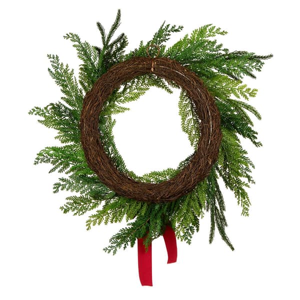National Tree Christmas Cottage 24in. Artificial Christmas Wreath