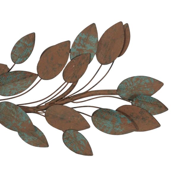 9th & Pike&#174; Distressed Leaves Wall Art