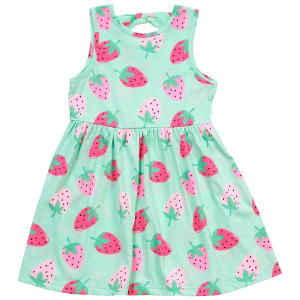 Girls (4-6x) Freestyle Revolution Sleeveless Strawberry Dress
