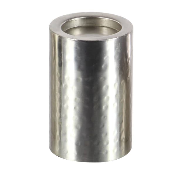9th & Pike&#174; Silver Hammered Metal Candle Holders - Set of 3