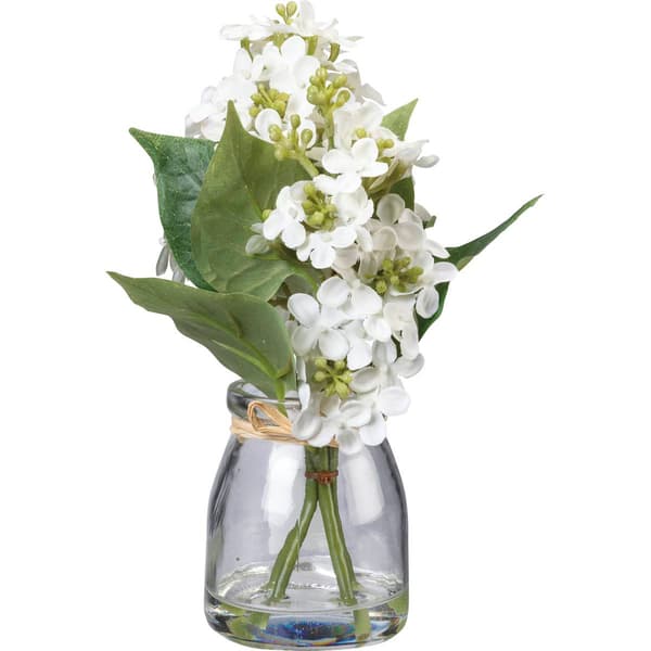 Primitives By Kathy White Lilacs Vase