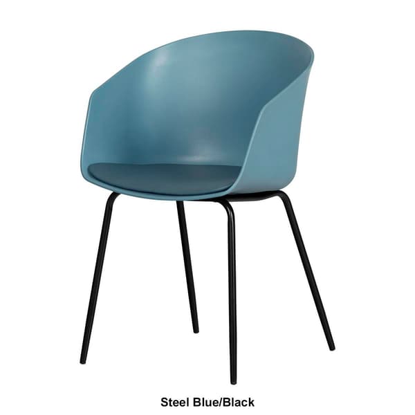 South Shore Flam Chair w/ Metal Legs