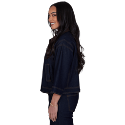 Petite Ruby Rd. English Countryside Denim Jacket