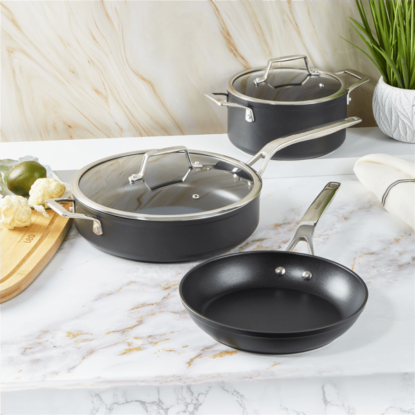 BergHOFF Essentials 5pc. Nonstick Black Cookware Starter Set - image 